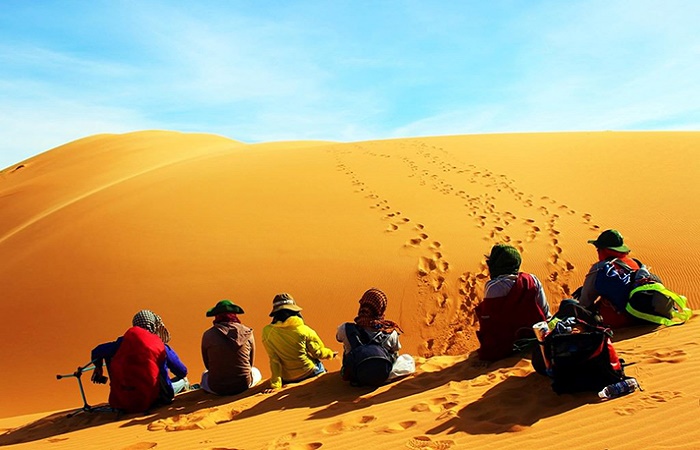Một trong những địa điểm yêu thích của du khách chính là Đồi cát bay Mũi Né