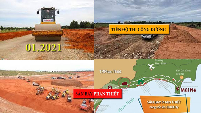 Tiến độ quá trình xây dựng sân bay Phan Thiết